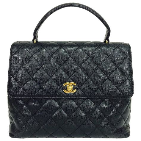 vintage Chanel top handle bag